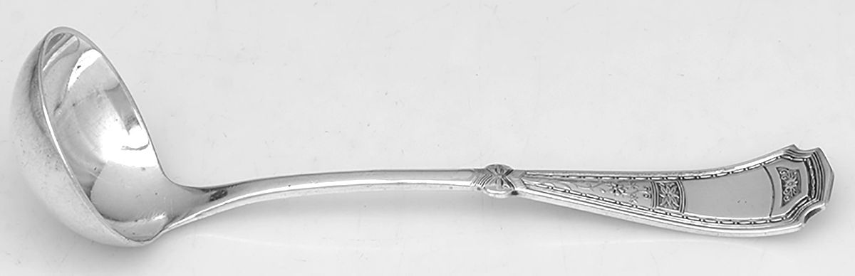 Countess (Silverplate, 1880) Solid Piece Cream Ladle by International Silver-1