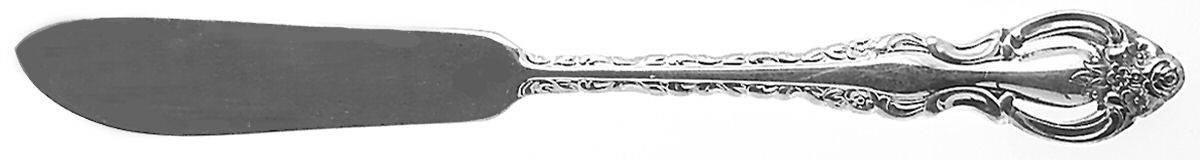 Countess (Silverplate, 1969, No Korea) Flat Handle Butter Spreader by International Silver-1