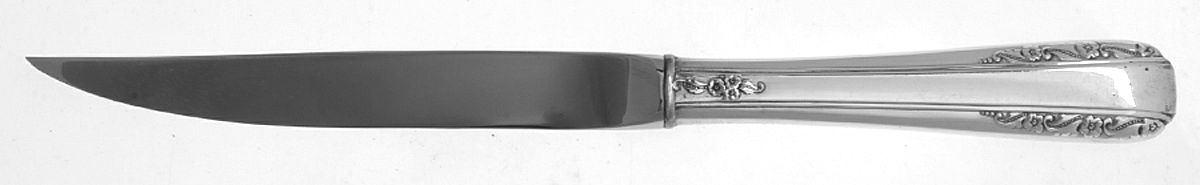 Courtship (Sterling, 1936, No Monograms) Individual Steak Knife Hollow Handle by International Silver-1