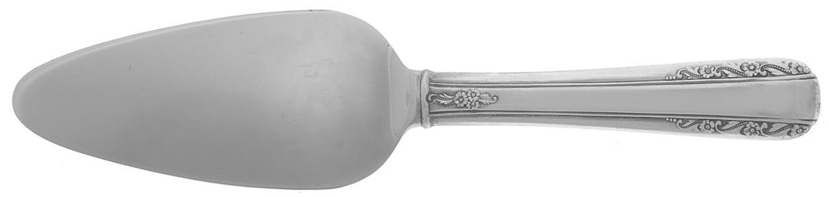 Courtship (Sterling, 1936, No Monograms) Cheese Server with Stainless Blade by International Silver-1
