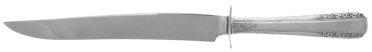 Courtship (Sterling, 1936, No Monograms) Small Steak Carving Knife with Stainless Blade by International Silver-1