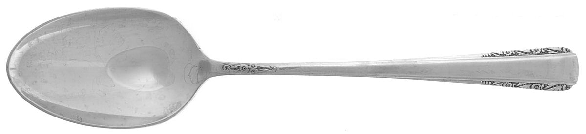 Courtship (Sterling, 1936, No Monograms) Dessert/Oval Soup Spoon by International Silver-1