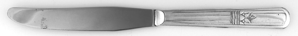 Court (Silverplate, 1939) Modern Solid Knife with Pinched Handle by International Silver-1
