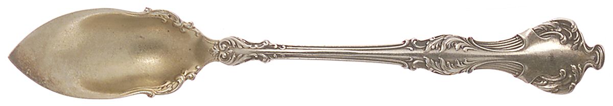 Crest (Silverplate, 1906, No Monograms) Fruit/Orange Spoon by International Silver-1