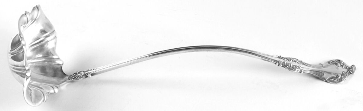 Crest (Silverplate, 1906, No Monograms) Punch Ladle Solid Piece by International Silver-1