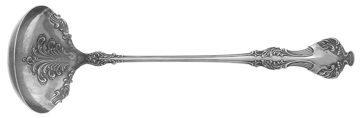 Crest (Silverplate, 1906, No Monograms) Solid Soup Ladle by International Silver-1