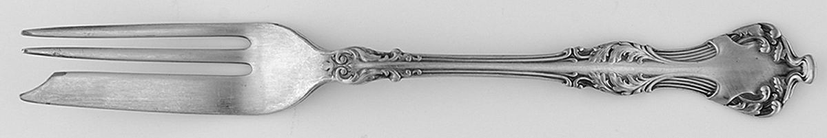 Crest (Silverplate, 1906, No Monograms) Individual Pie Fork by International Silver-1