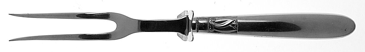 Creation I (Stainless) Small Steak Carving Fork with Stainless Prongs by International Silver-1