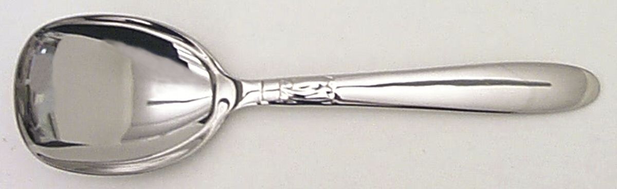 Creation I (Stainless) Solid Smooth Casserole Spoon by International Silver-1
