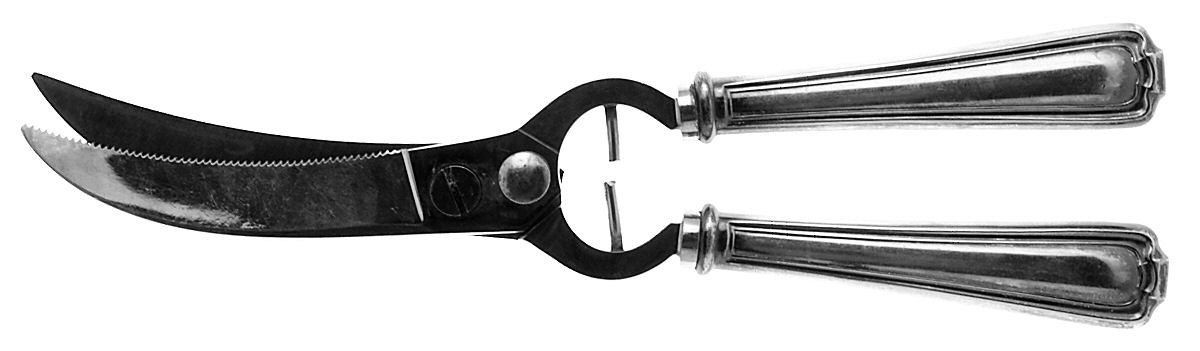 Cromwell (Silverplate, 1912) Poultry Shears with Stainless Blades by International Silver-1