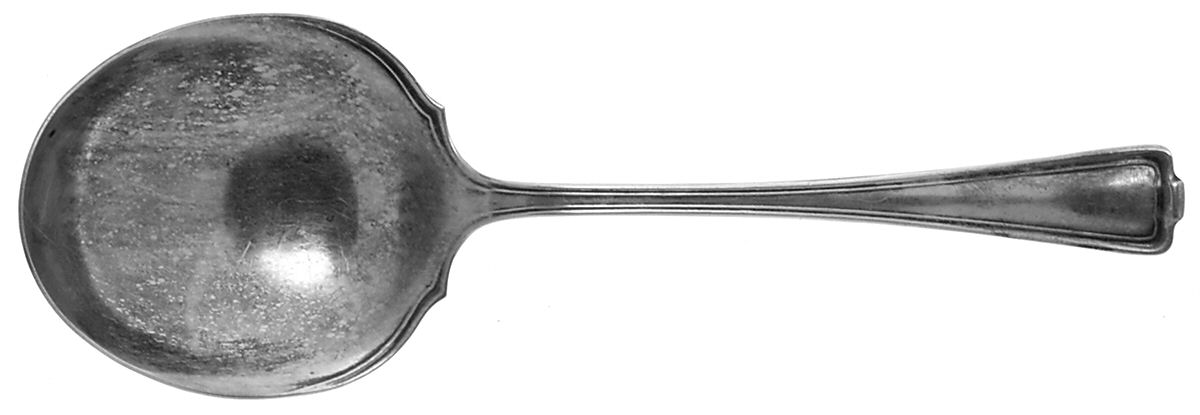 Cromwell (Silverplate, 1912) Solid Smooth Casserole Spoon by International Silver-1