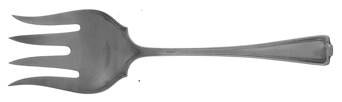 Cromwell (Silverplate, 1912) Solid Salad Serving Fork by International Silver-1