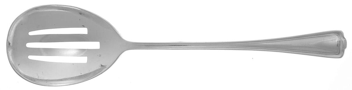 Cromwell (Silverplate, 1912) Pierced Solid Serving Spoon by International Silver-1