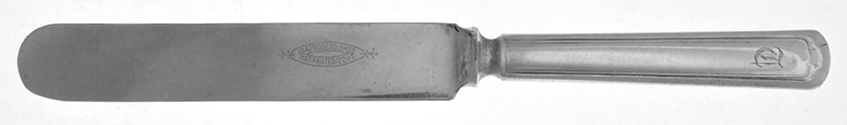 Cromwell (Silverplate, 1912) Blunt Solid Knife by International Silver-1