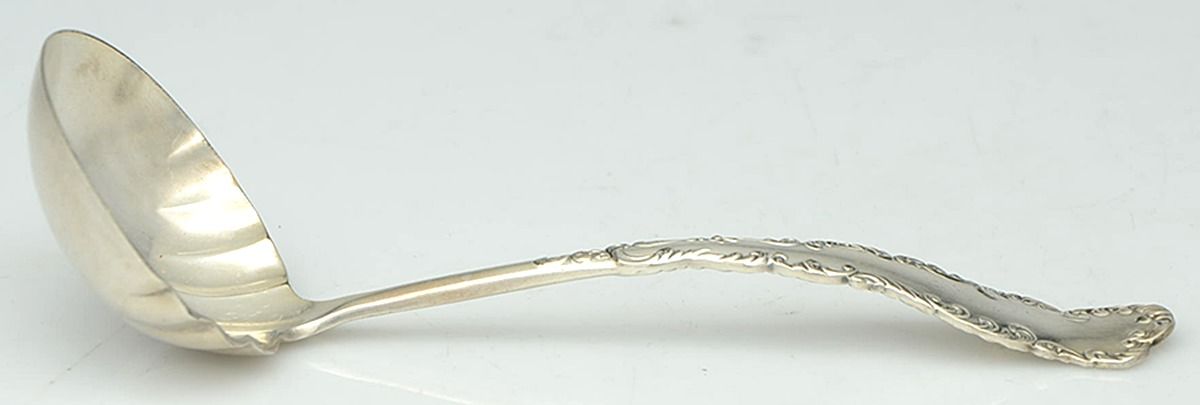 Cromwell (Silverplate, 1895) Solid Gravy Ladle by International Silver-1