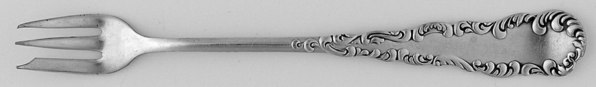 Cromwell (Silverplate, 1895) Cocktail/Seafood Fork by International Silver-1