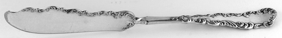 Cromwell (Silverplate, 1895) Flat Handle Master Butter Knife by International Silver-1