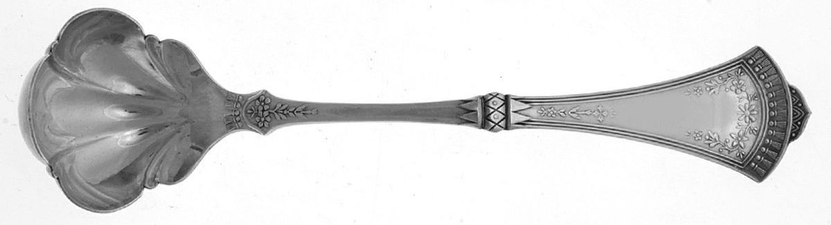 Crown (Silverplate, 1885) Solid Piece Cream Ladle by International Silver-1