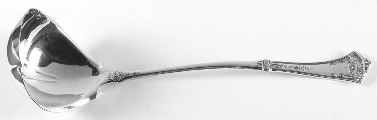 Crown (Silverplate, 1885) Solid Soup Ladle by International Silver-1