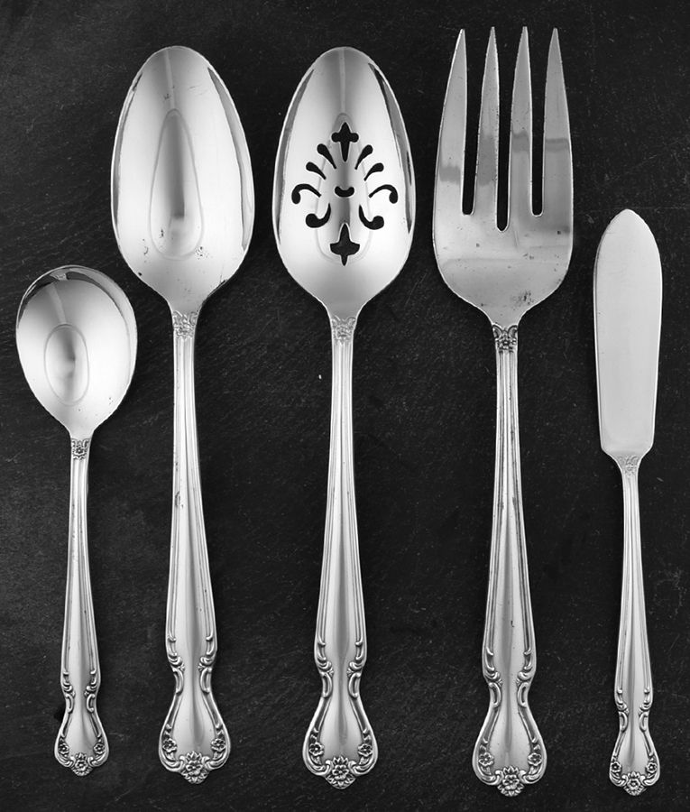 Daybreak-Elegant Lady (Silverplate, 1952) 5 Piece Hostess Set by International Silver-1