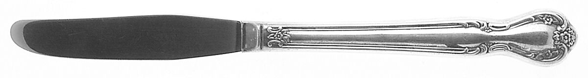 Daybreak-Elegant Lady (Silverplate, 1952) Pinch Handle Modern Hollow Grille Knife by International Silver-1
