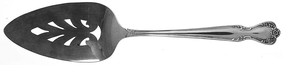 Daybreak-Elegant Lady (Silverplate, 1952) Server-Pie/Solid-Pierced by International Silver-1