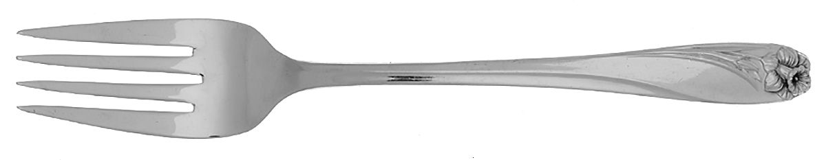 Daffodil (Silverplate, 1950) Individual Salad Fork by International Silver-1