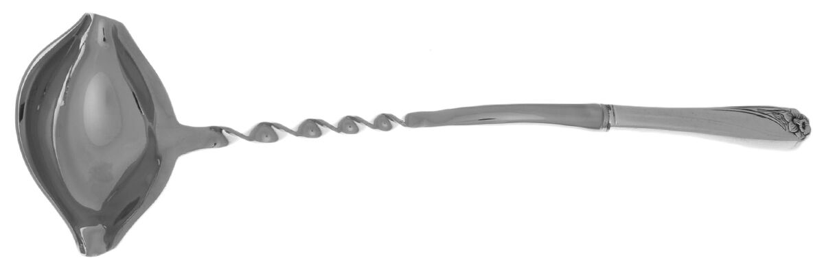 Daffodil (Silverplate, 1950) Punch Ladle with Stainless Bowl HC by International Silver-1