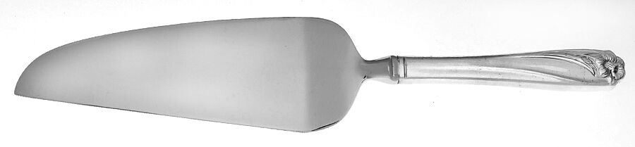 Daffodil (Silverplate, 1950) Pie and Cake Server with Stainless Blade HC by International Silver-1