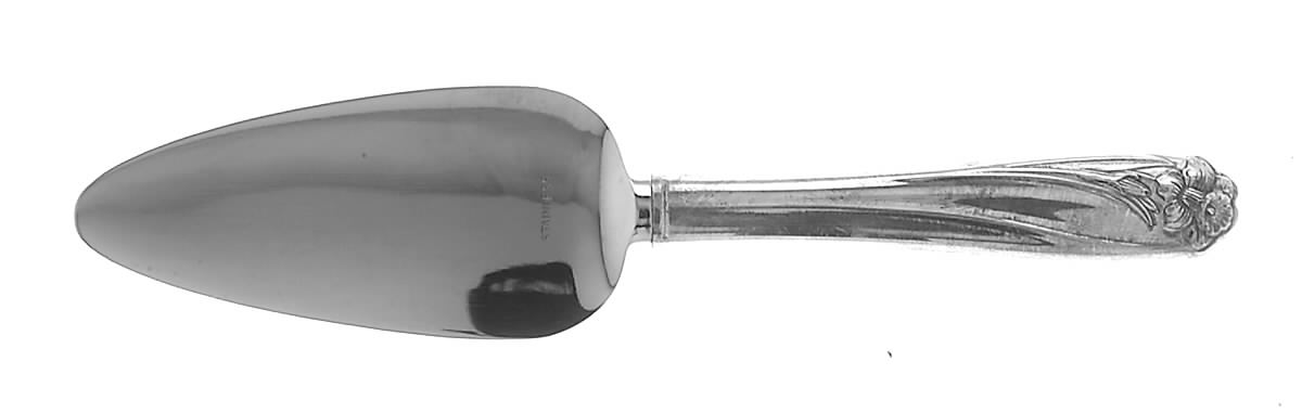 Daffodil (Silverplate, 1950) Cheese Server with Stainless Blade by International Silver-1