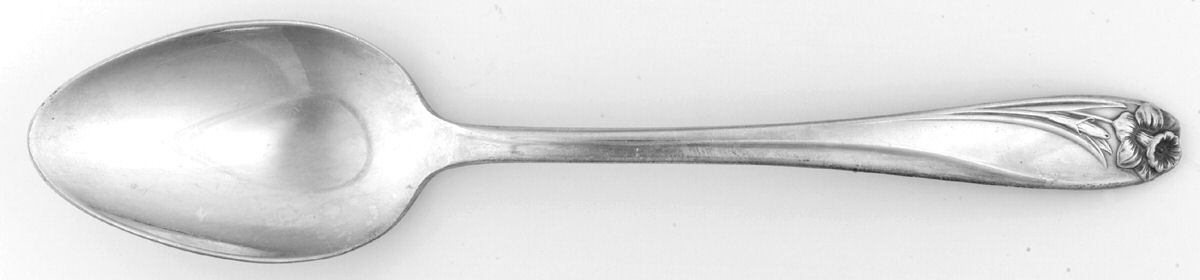 Daffodil (Silverplate, 1950) Place/Oval Soup Spoon by International Silver-1