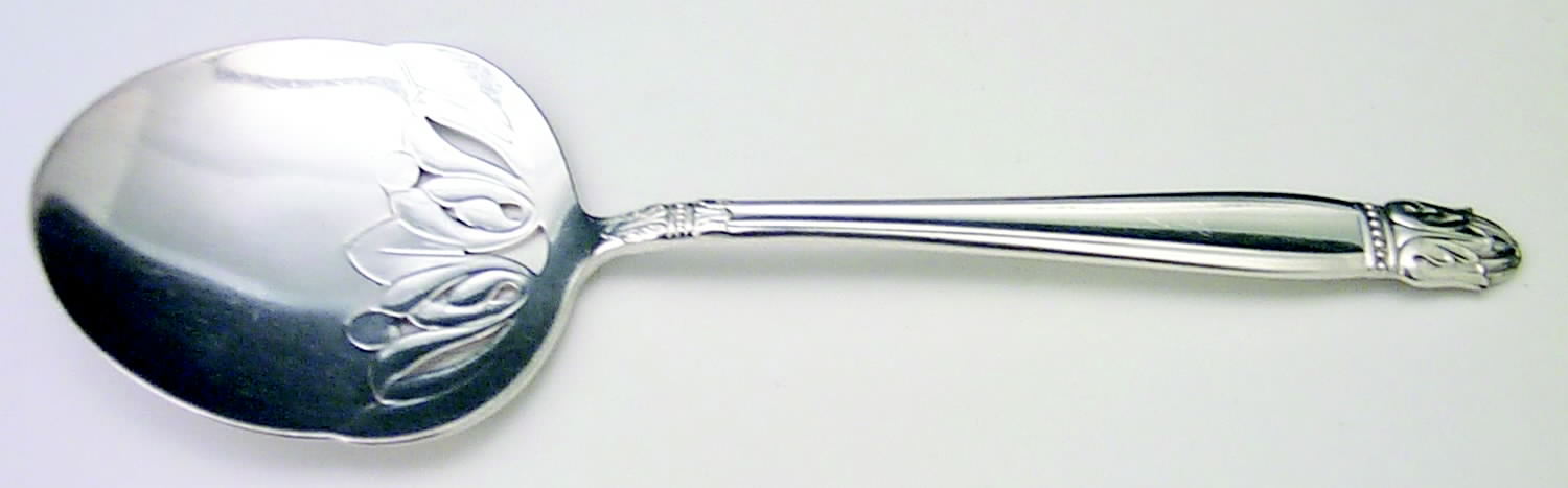 Danish Princess (Silverplate, 1938) Tomato Server, Solid Piece by International Silver-1