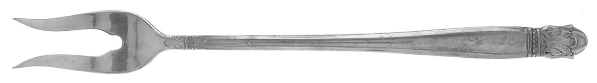Danish Princess (Silverplate, 1938) Short Handle Pickle/Olive Fork by International Silver-1