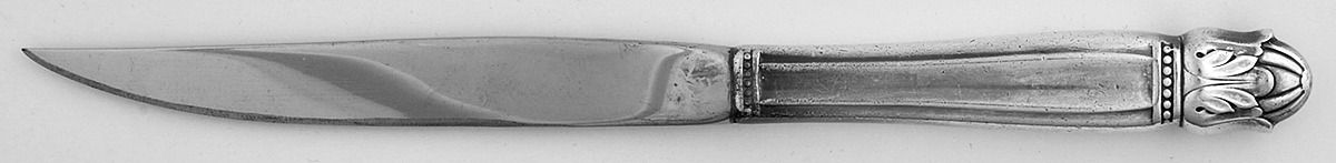 Danish Princess (Silverplate, 1938) Individual Steak Knife Hollow Handle by International Silver-1