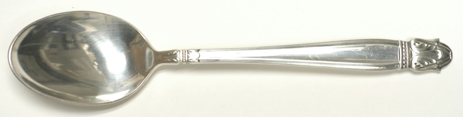 Danish Princess (Silverplate, 1938) Place/Oval Soup Spoon by International Silver-1