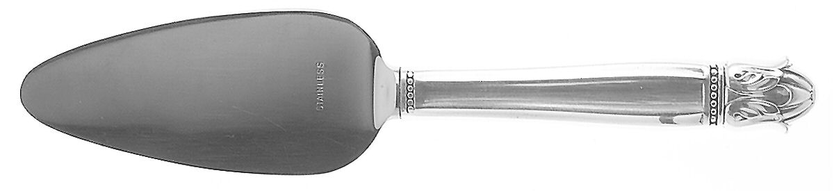 Danish Princess (Silverplate, 1938) Cheese Server with Stainless Blade by International Silver-1