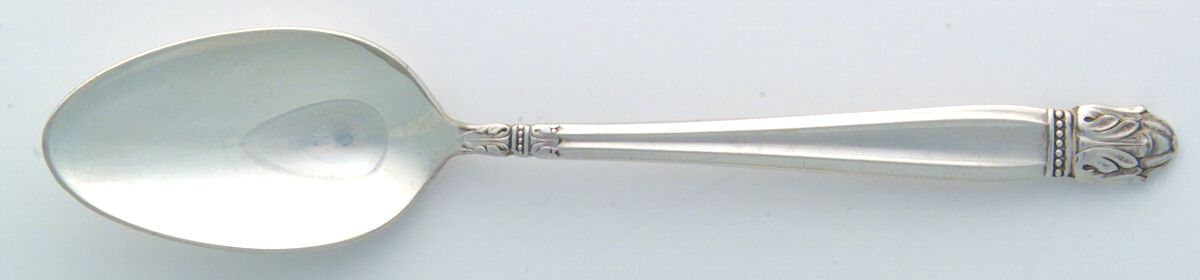 Danish Princess (Silverplate, 1938) Five O'Clock Teaspoon by International Silver-1