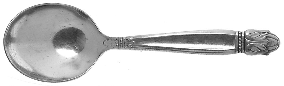 Danish Princess (Silverplate, 1938) Straight Handle Baby Spoon by International Silver-1