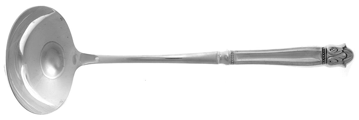 Danish Princess (Silverplate, 1938) Hollow Handle Soup Ladle with Solid Bowl by International Silver-1