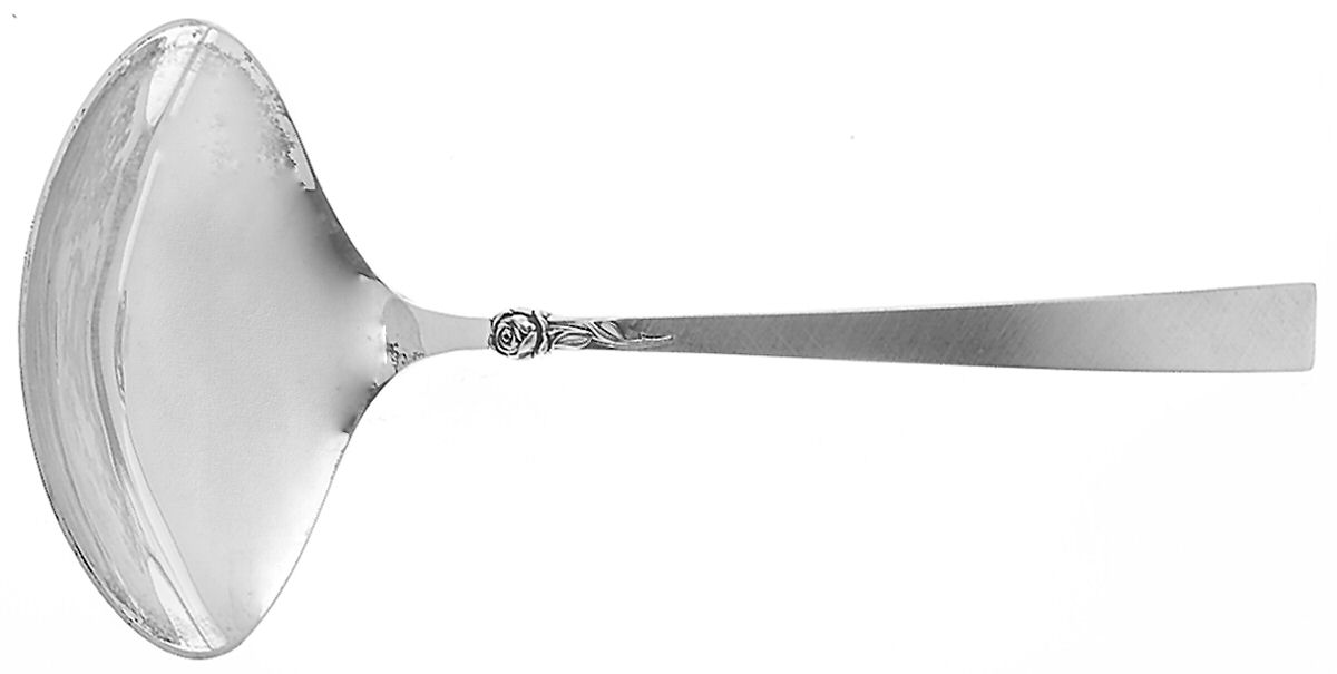 Dawn Rose (Sterling, 1969) Solid Gravy Ladle by International Silver-1