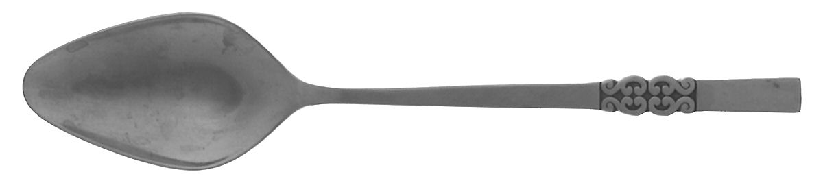 Danish Scroll (Stainless) Tablespoon (Serving Spoon) by International Silver-1