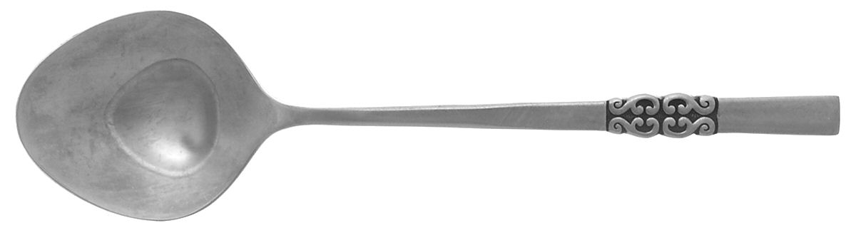 Danish Scroll (Stainless) Sugar Spoon by International Silver-1