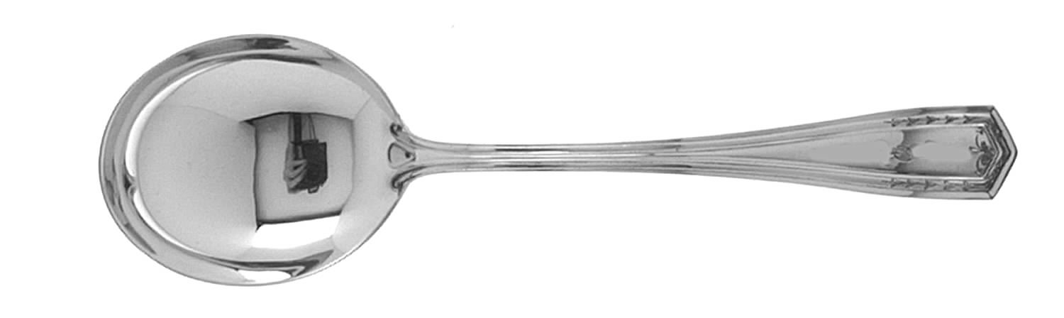 Davenport (Sterling, 1913) Round Bowl Soup Spoon (Gumbo) by International Silver-1