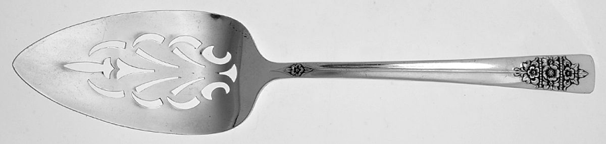 Dawn (Silverplate, 1949) Solid Pierced Pie Server by International Silver-1
