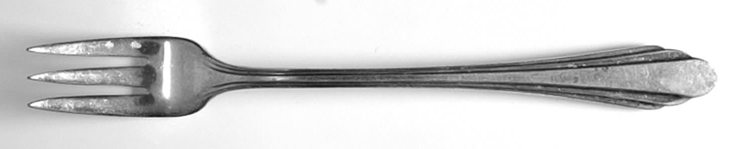Debut (1939, Silverplate) Cocktail/Seafood Fork by International Silver-1
