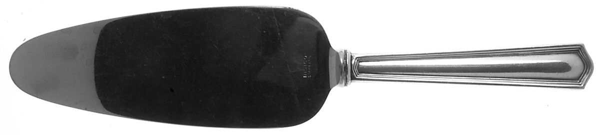 Deerfield-Beacon Hill (Sterling, 1913, No Monos) Pie Server with Stainless Blade by International Silver-1