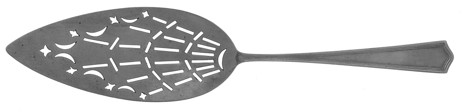Deerfield-Beacon Hill (Sterling, 1913, No Monos) Jelly/Cake Server by International Silver-1
