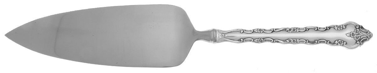 Delicato (Silverplate) Pie Server with Serrated Stainless Blade HC by International Silver-1