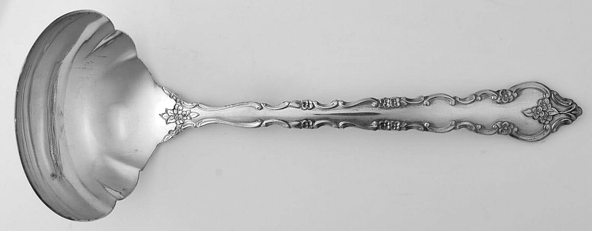 Delicato (Silverplate) Solid Gravy Ladle by International Silver-1
