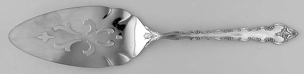 Delicato (Silverplate) Solid Pierced Pie Server by International Silver-1